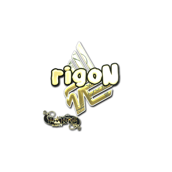 Sticker | rigoN (Gold) | Paris 2023 CS2 skin