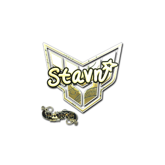 Sticker | stavn (Gold) | Paris 2023 CS2 skin