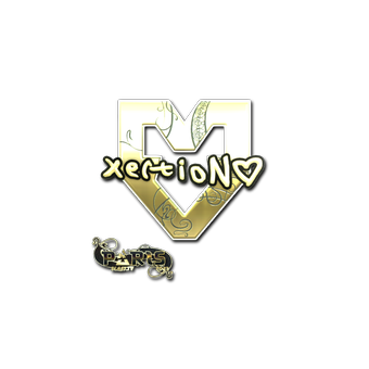 Sticker | xertioN (Gold) | Paris 2023 CS2 skin