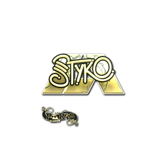 Sticker | STYKO (Gold) | Paris 2023 CS2 skin