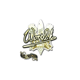 Sticker | Woro2k (Gold) | Paris 2023 CS2 skin