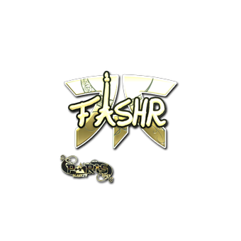 Sticker | FASHR (Gold) | Paris 2023 CS2 skin