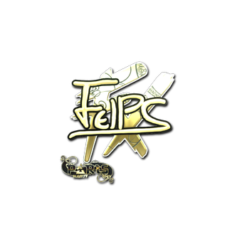 Sticker | felps (Gold) | Paris 2023 CS2 skin
