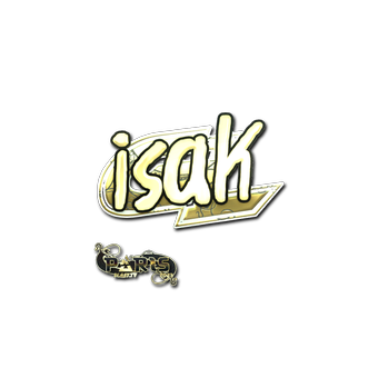 Sticker | isak (Gold) | Paris 2023 CS2 skin
