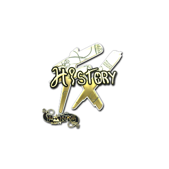 Sticker | History (Gold) | Paris 2023 CS2 skin