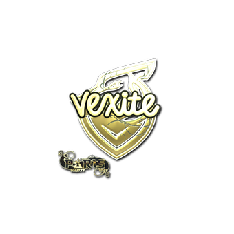 Sticker | vexite (Gold) | Paris 2023 CS2 skin