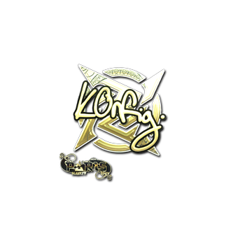 Sticker | k0nfig (Gold) | Paris 2023 CS2 skin