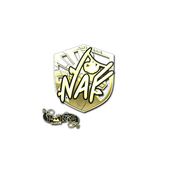 Sticker | NAF (Gold) | Paris 2023 CS2 skin