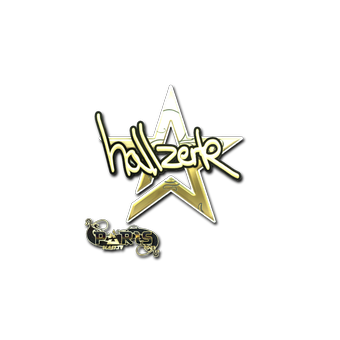 Sticker | hallzerk (Gold) | Paris 2023 CS2 skin