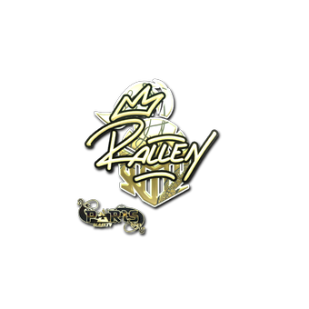 Sticker | rallen (Gold) | Paris 2023 CS2 skin