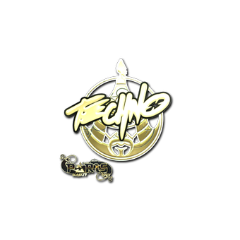 Sticker | Techno4K (Gold) | Paris 2023 CS2 skin