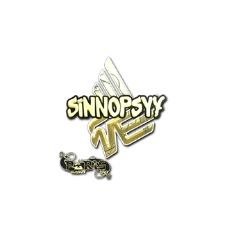 Sticker | sinnopsyy (Gold) | Paris 2023 CS2 skin
