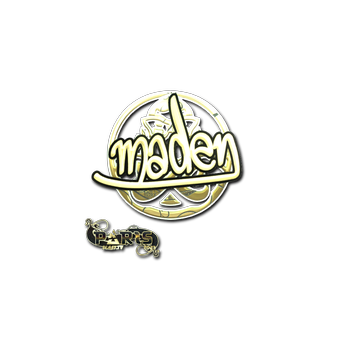 Sticker | maden (Gold) | Paris 2023 CS2 skin