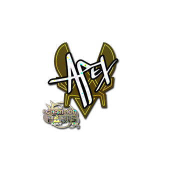 Sticker | apEX (Glitter, Champion) | Paris 2023 CS2 skin