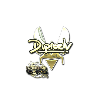Sticker | dupreeh (Gold, Champion) | Paris 2023 CS2 skin