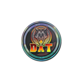 Sticker | dAT team (Holo) | Cologne 2014 CS2 skin