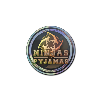 Sticker | Ninjas in Pyjamas (Holo) | Cologne 2014 CS2 skin