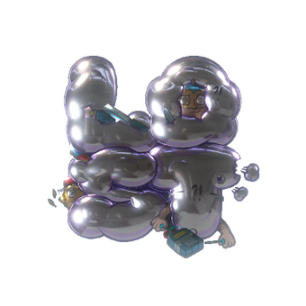 Sticker | Lost In Smoke (Foil) CS2 skin