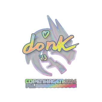 Sticker | donk (Holo) | Copenhagen 2024 CS2 skin