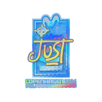 Sticker | JUST (Holo) | Copenhagen 2024 CS2 skin