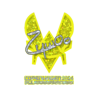 Sticker | ZywOo (Glitter) | Copenhagen 2024 CS2 skin