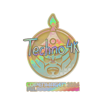 Sticker | Techno4K (Holo) | Copenhagen 2024 CS2 skin