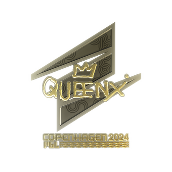Sticker | Queenix (Gold) | Copenhagen 2024 CS2 skin