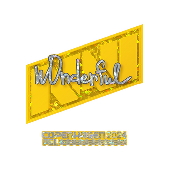 Sticker | w0nderful (Glitter) | Copenhagen 2024 CS2 skin