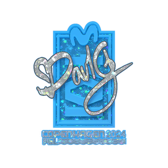 Sticker | dav1g (Glitter) | Copenhagen 2024 CS2 skin