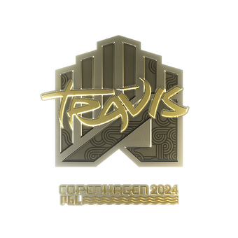 Sticker | TRAVIS (Gold) | Copenhagen 2024 CS2 skin