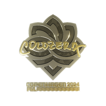 Sticker | coldzera (Gold) | Copenhagen 2024 CS2 skin