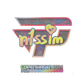 Sticker | n1ssim (Holo) | Copenhagen 2024 CS2 skin