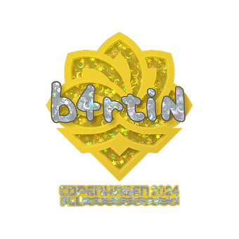 Sticker | b4rtiN (Glitter) | Copenhagen 2024 CS2 skin