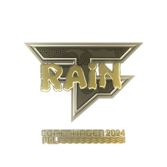 Sticker | rain (Gold) | Copenhagen 2024 CS2 skin
