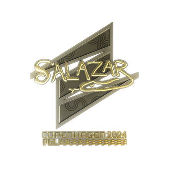 Sticker | salazar (Gold) | Copenhagen 2024 CS2 skin