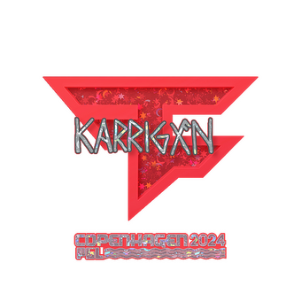 Sticker | karrigan (Glitter) | Copenhagen 2024 CS2 skin