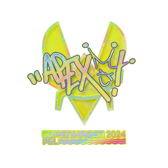 Sticker | apEX (Holo) | Copenhagen 2024 CS2 skin