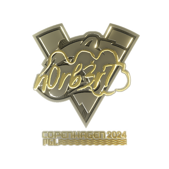 Sticker | n0rb3r7 (Gold) | Copenhagen 2024 CS2 skin