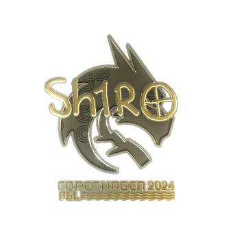 Sticker | sh1ro (Gold) | Copenhagen 2024 CS2 skin