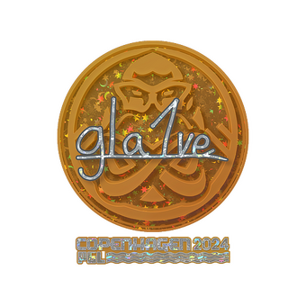 Sticker | gla1ve (Glitter) | Copenhagen 2024 CS2 skin