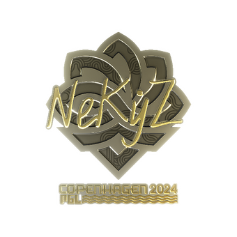 Sticker | NEKiZ (Gold) | Copenhagen 2024 CS2 skin