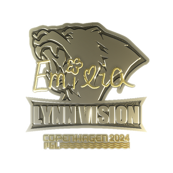 Sticker | EmiliaQAQ (Gold) | Copenhagen 2024 CS2 skin