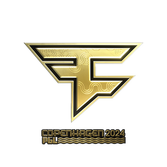 Sticker | FaZe Clan (Gold) | Copenhagen 2024 CS2 skin