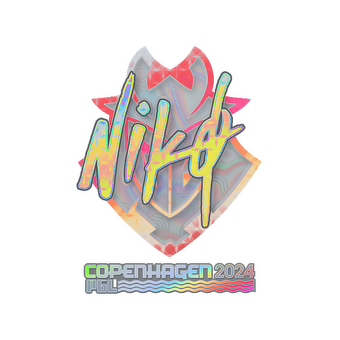 Sticker | NiKo (Holo) | Copenhagen 2024 CS2 skin