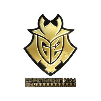 Sticker | G2 Esports (Gold) | Copenhagen 2024 CS2 skin