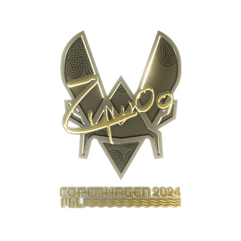 Sticker | ZywOo (Gold) | Copenhagen 2024 CS2 skin