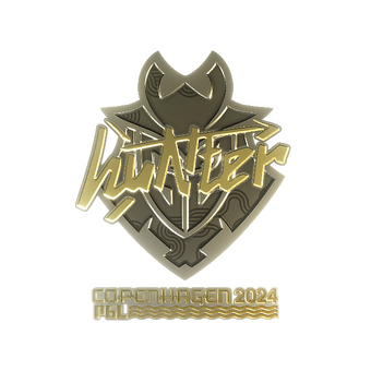 Sticker | huNter- (Gold) | Copenhagen 2024 CS2 skin