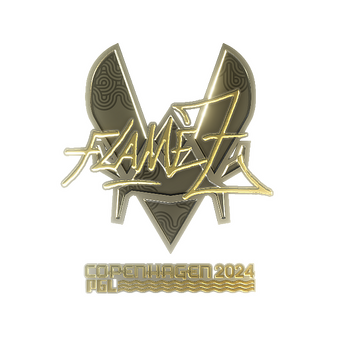 Sticker | FlameZ (Gold) | Copenhagen 2024 CS2 skin