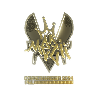 Sticker | mezii (Gold) | Copenhagen 2024 CS2 skin