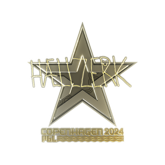 Sticker | hallzerk (Gold) | Copenhagen 2024 CS2 skin